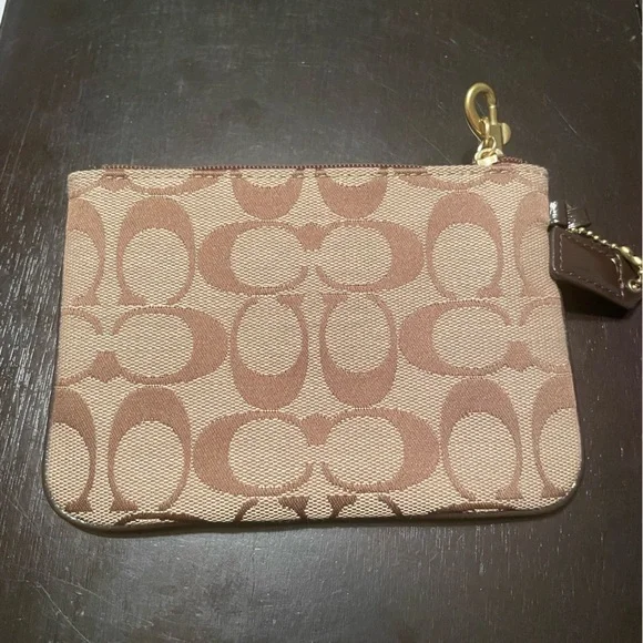 Coach Corner Zip Wristlet - Picture 2 of 4
